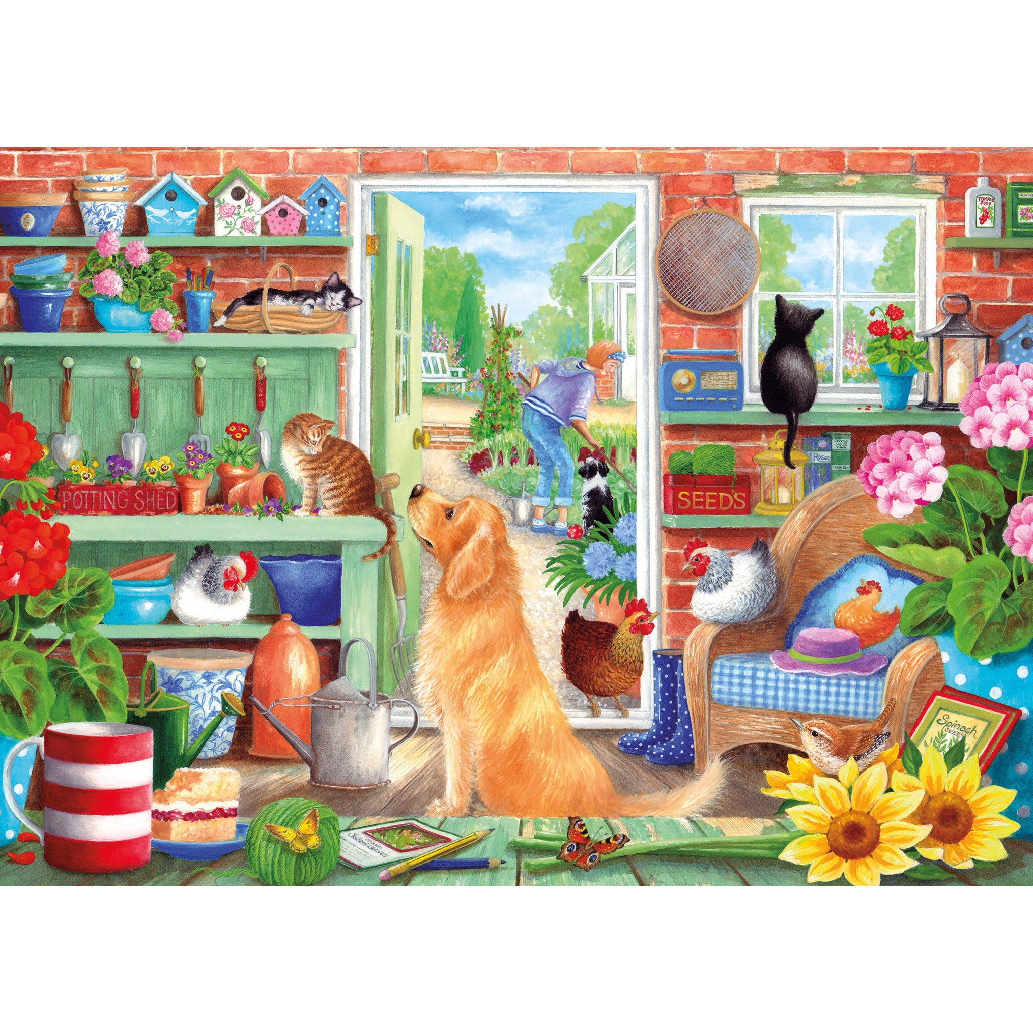 The Potting Bench 1000 piece jigsaw puzzle