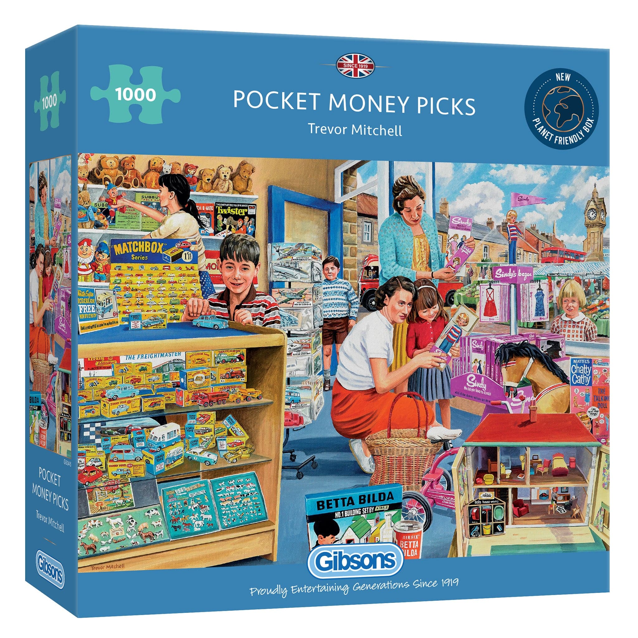 Pocket Money Picks 1000 piece jigsaw puzzle by trevor mitchell