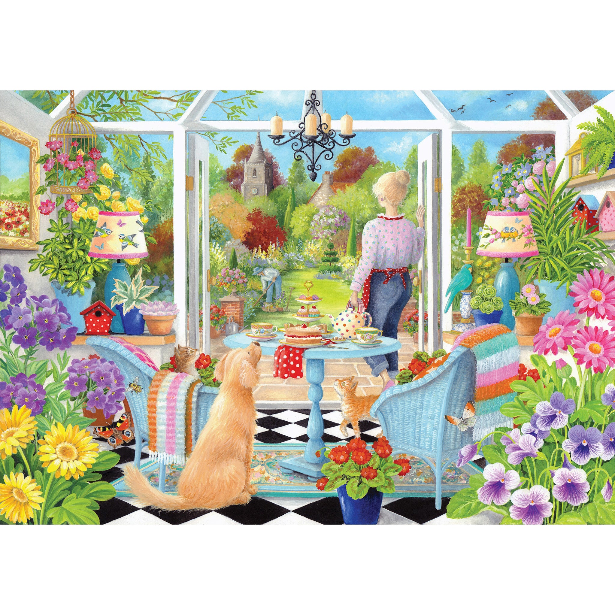 Summer reflections 1000 piece jigsaw puzzle from gibsons