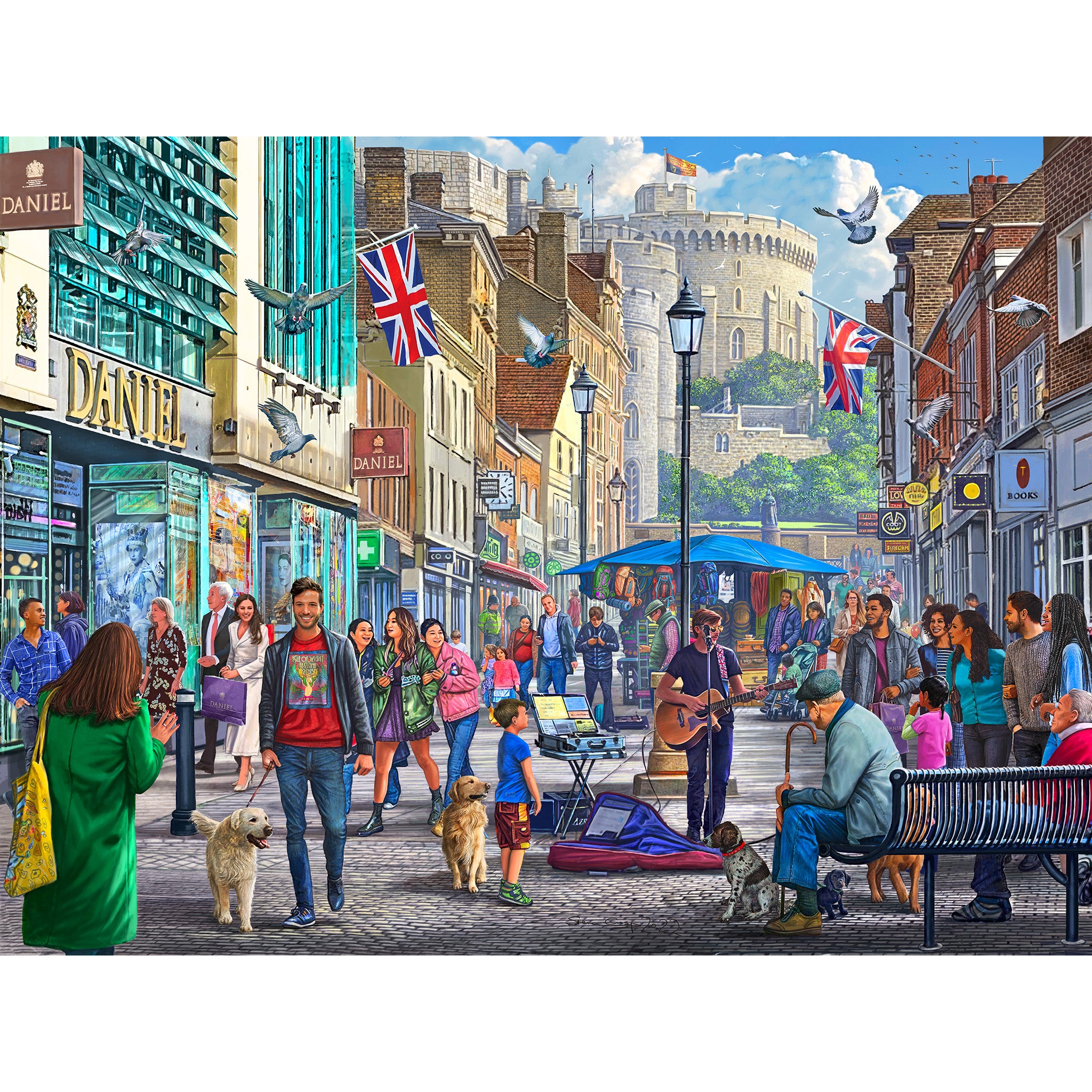 wandering through windsor 1000 piece jigsaw puzzle by gibsons