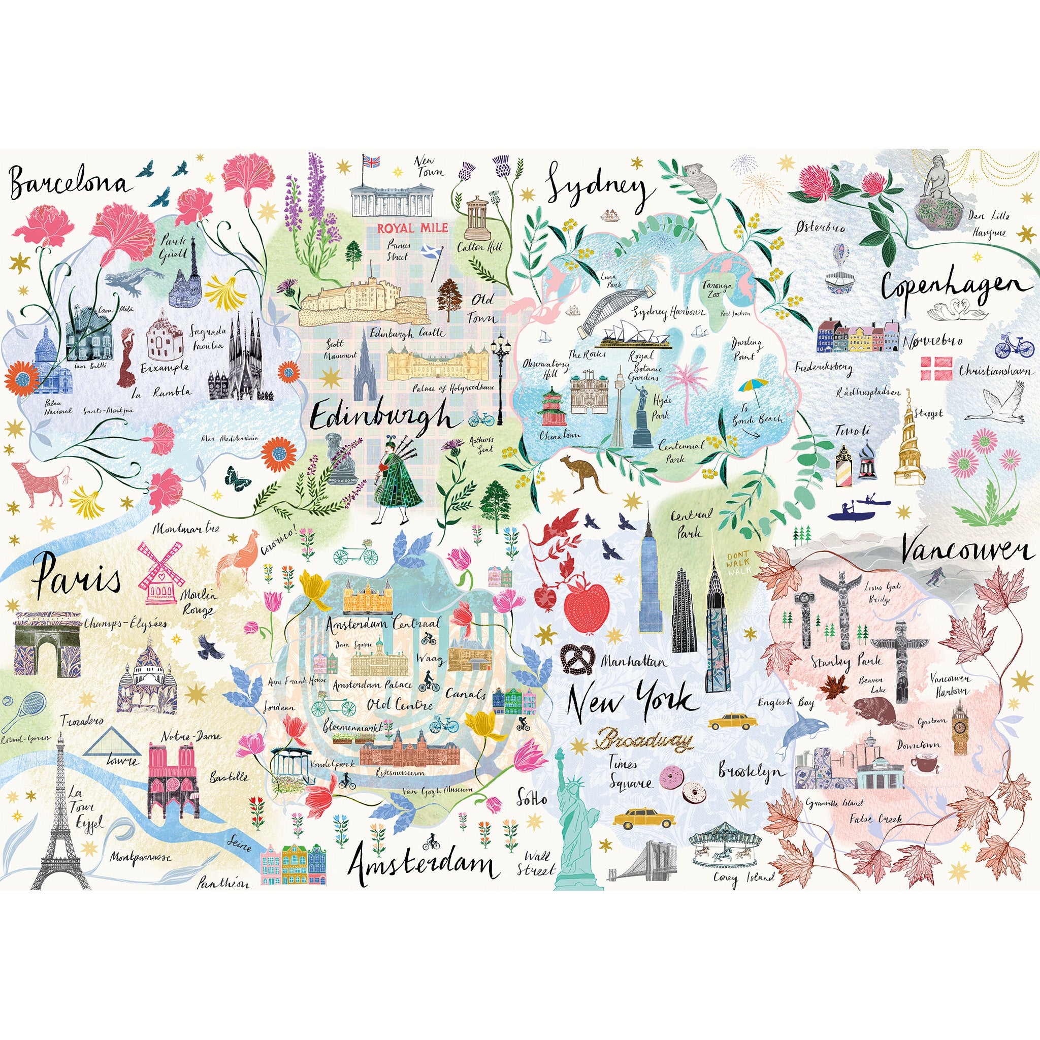 Wanderlust 1000 piece jigsaw puzzle