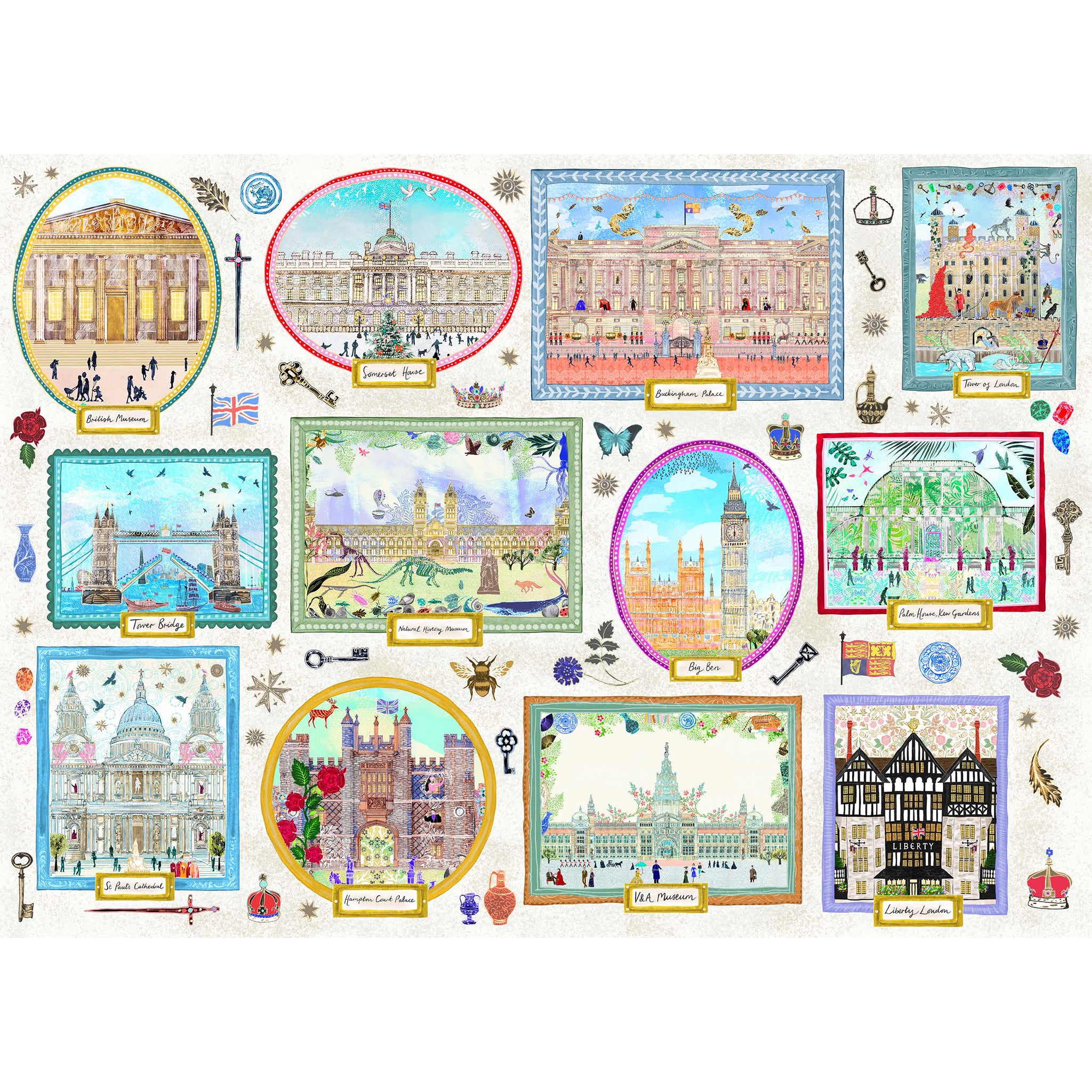 london Gallery 1000 piece jigsaw puzzle by gibsons games