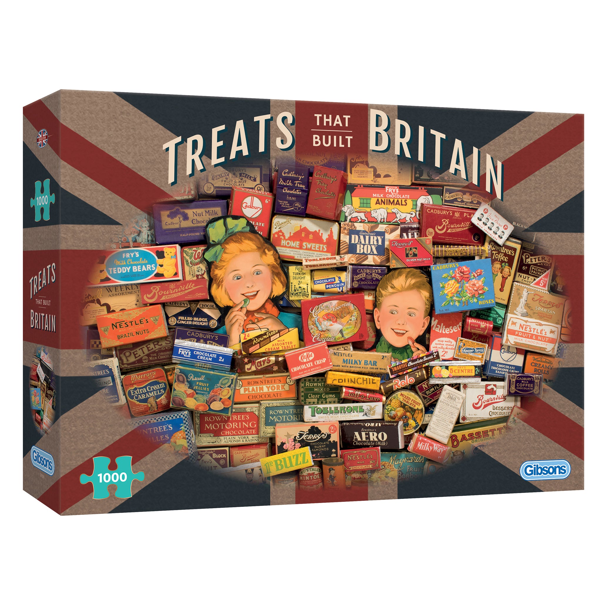 G7126 treats that built britain jigsaw puzzle 1000 pieces