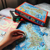 Great Britain & Ireland Jigmap 250 XL piece puzzle by Phil Dobson, by gibsons games