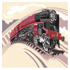 Romance of Steam Greetings Card