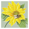 Sunflower & Bee Greetings Card