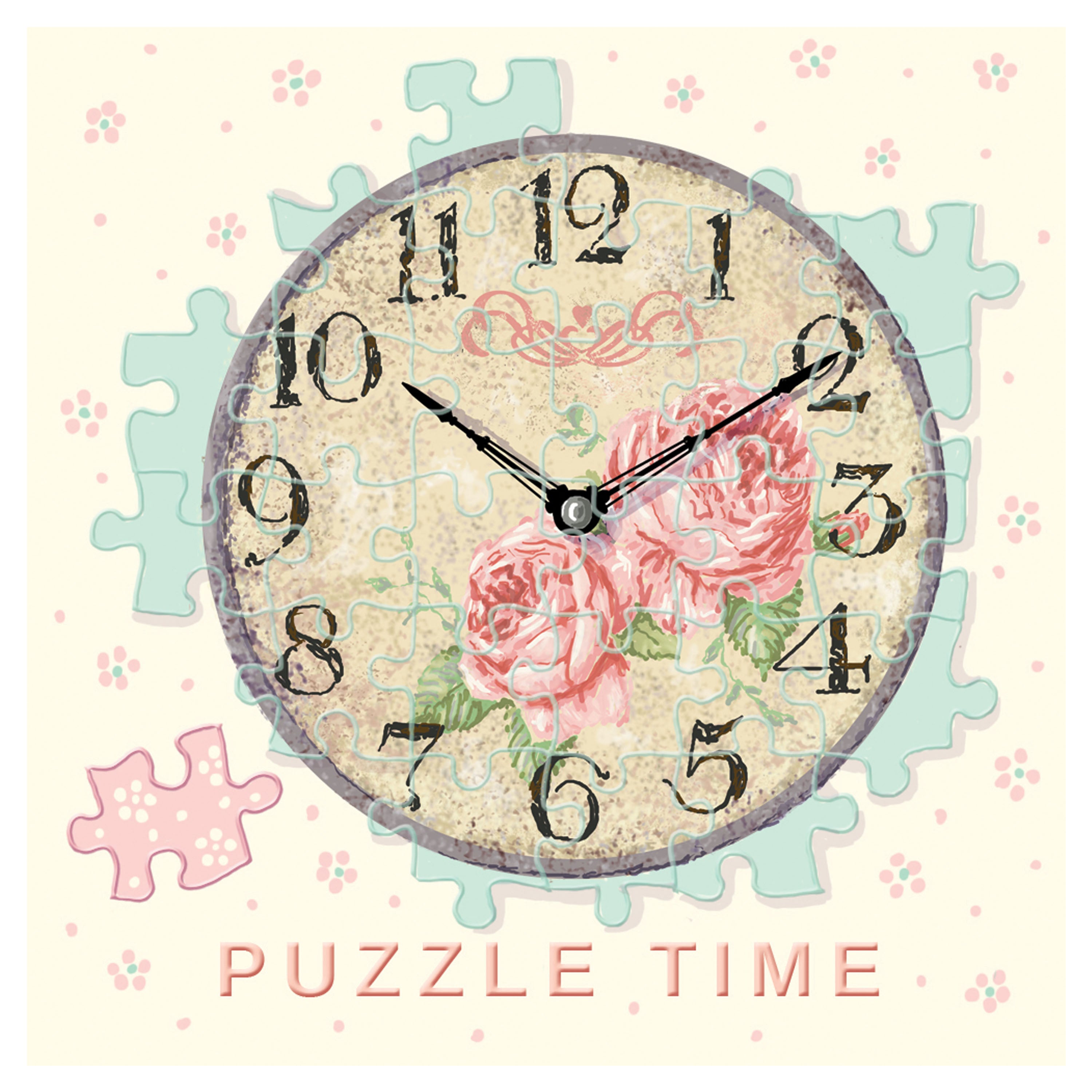 Puzzle Time Greetings Card