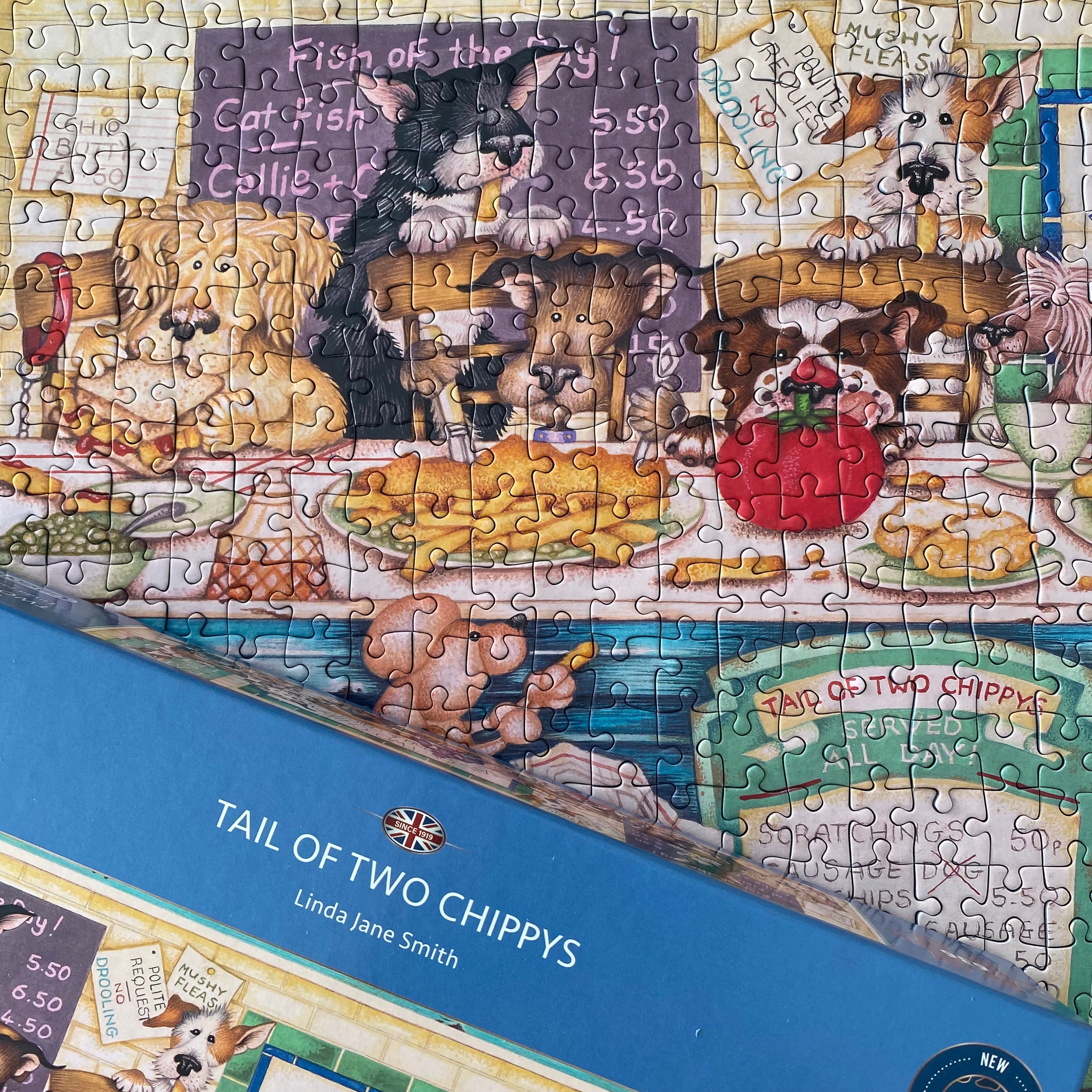 G4055 Tail of two Chippies jigsaw puzzle by gibsons