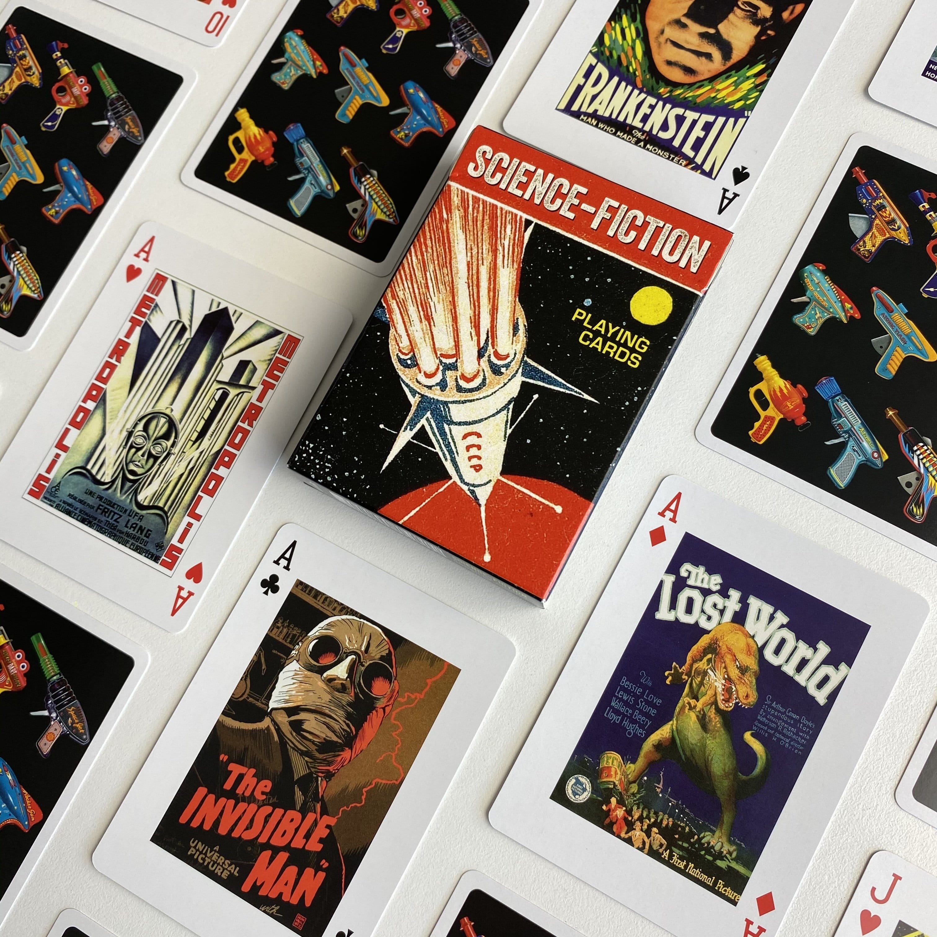 science fiction playing cards P1659