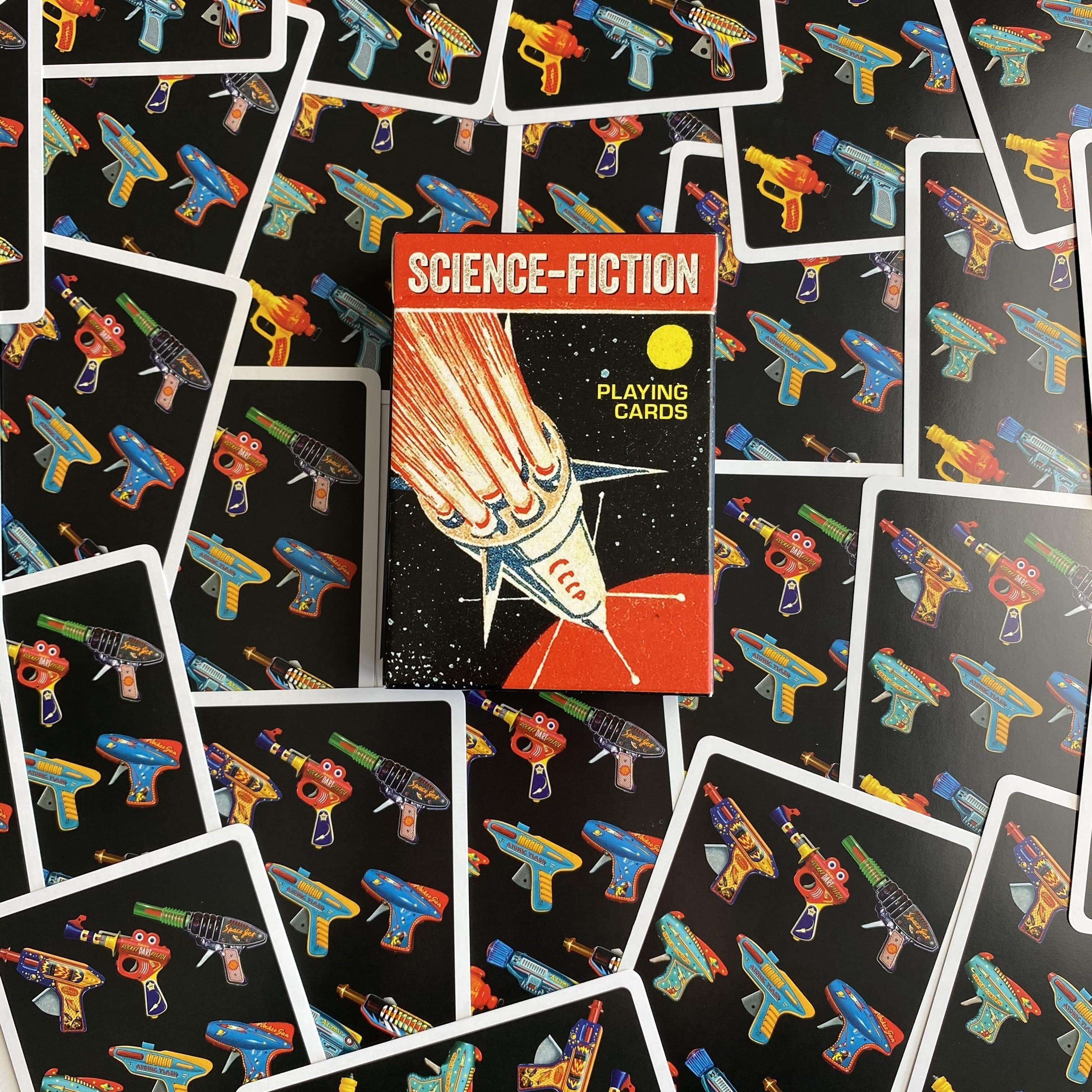 science fiction playing cards P1659