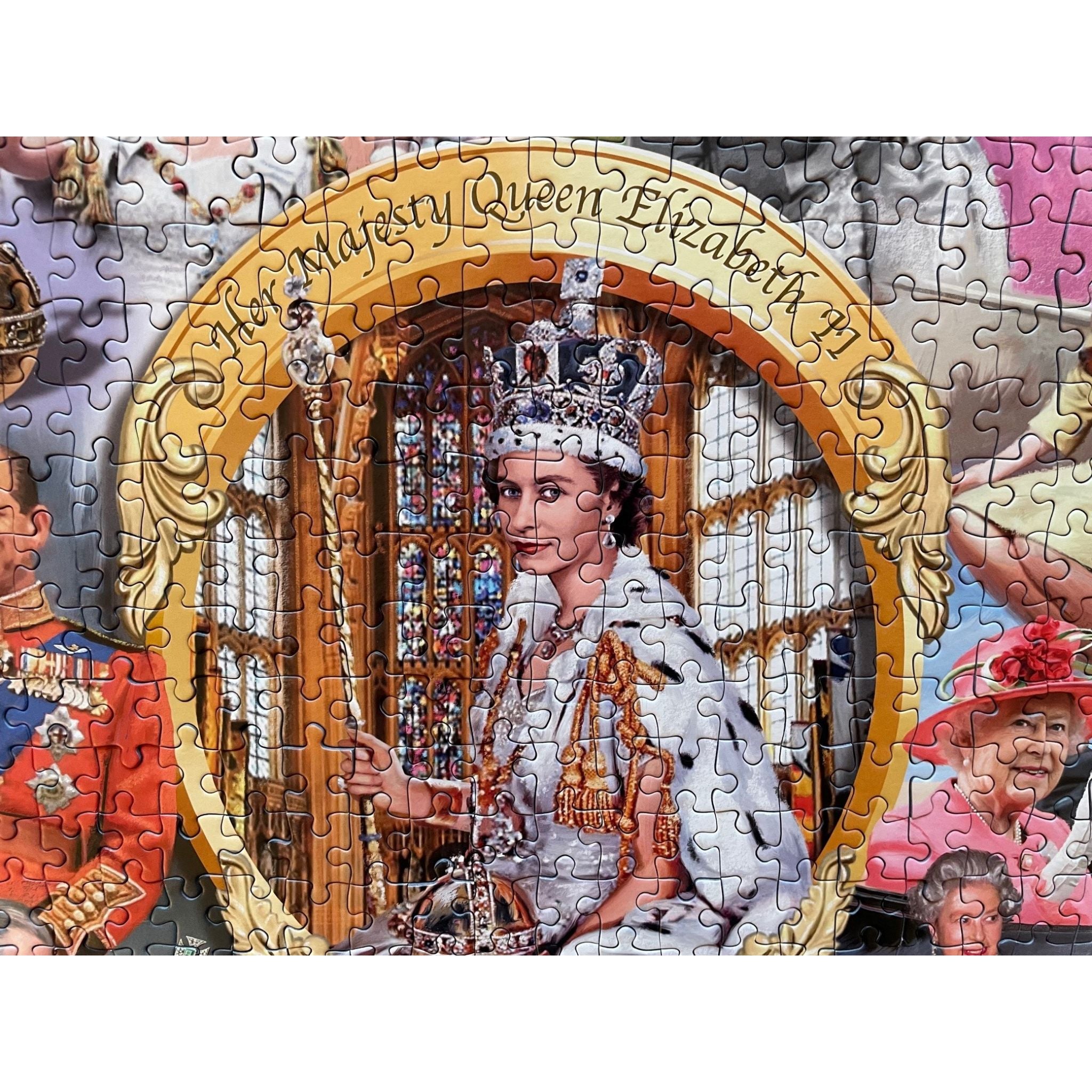 Queen Elizabeth II 1000 piece jigsaw puzzle by gibsons games