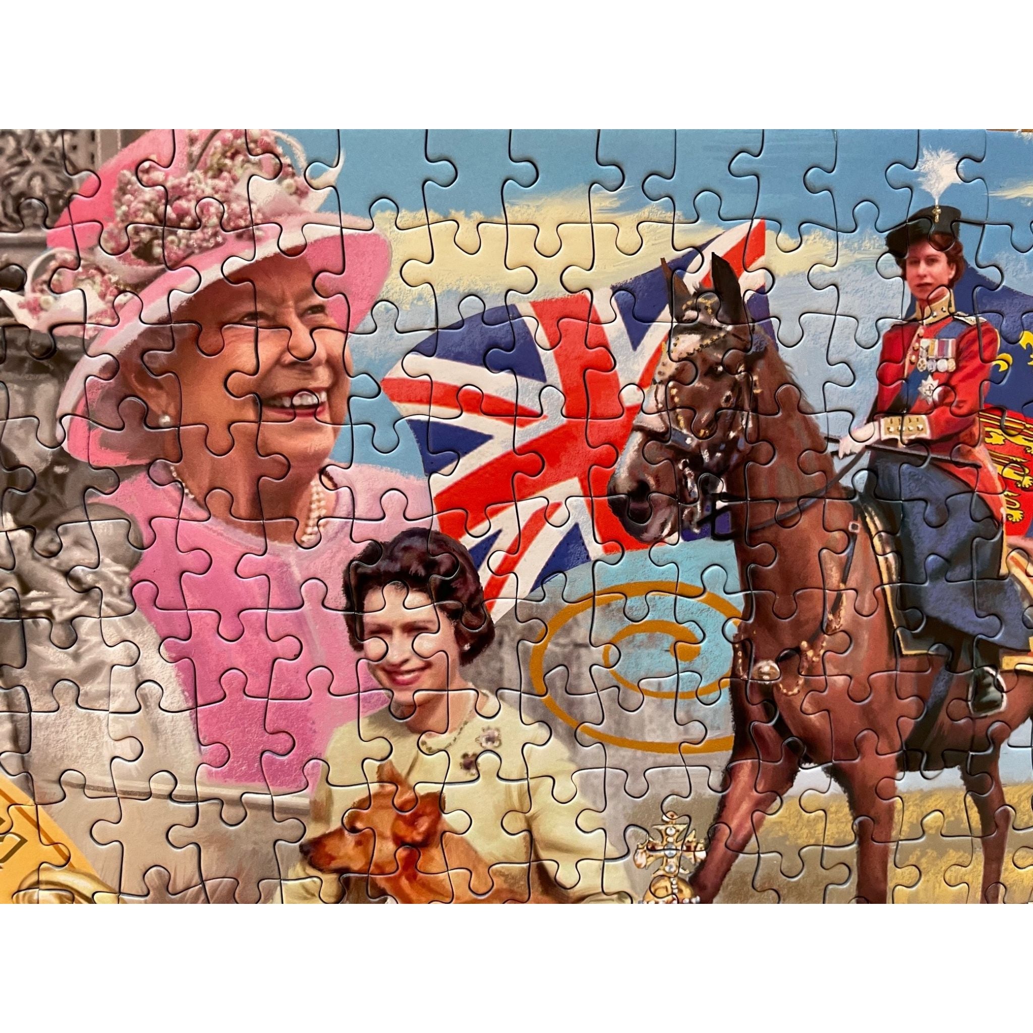 Queen Elizabeth II 1000 piece jigsaw puzzle by gibsons games