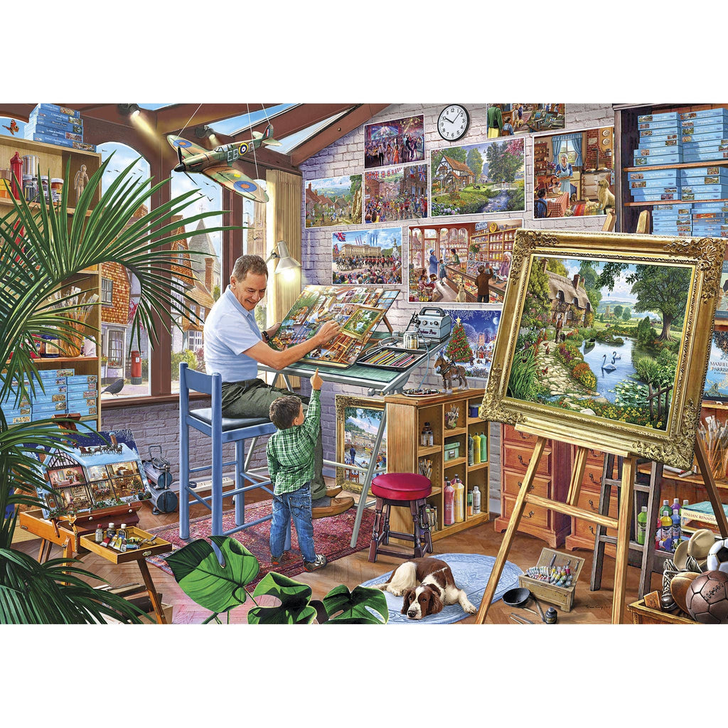 A Work of Art 1000 piece jigsaw puzzle from Gibsons