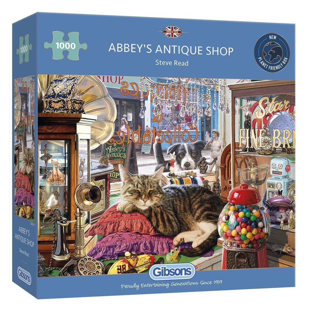Abbey's Antique Shop 1000 Piece Jigsaw Puzzle for Adults from Gibsons 