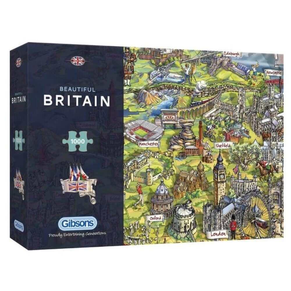 Beautiful Britain 1000 piece jigsaw puzzle from Gibsons