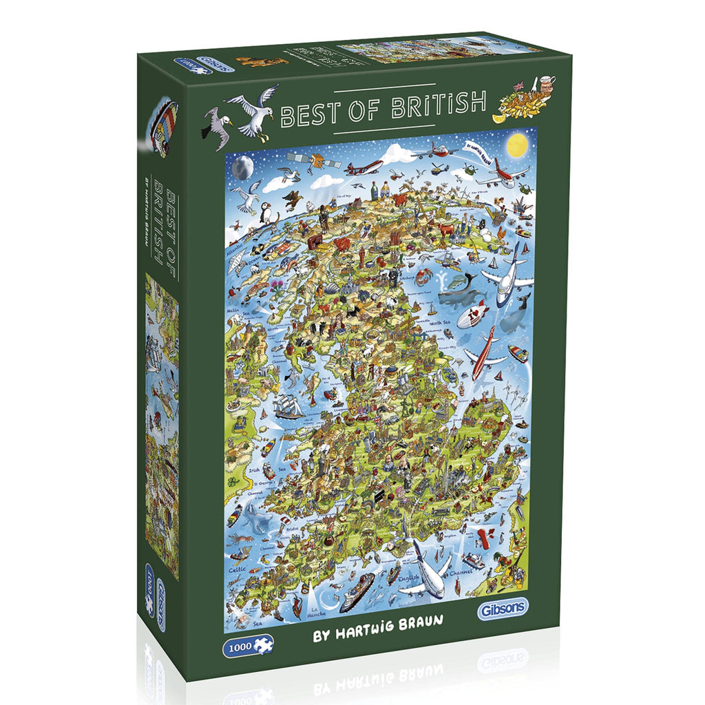 Best of British 1000 Piece Jigsaw Puzzle for adults