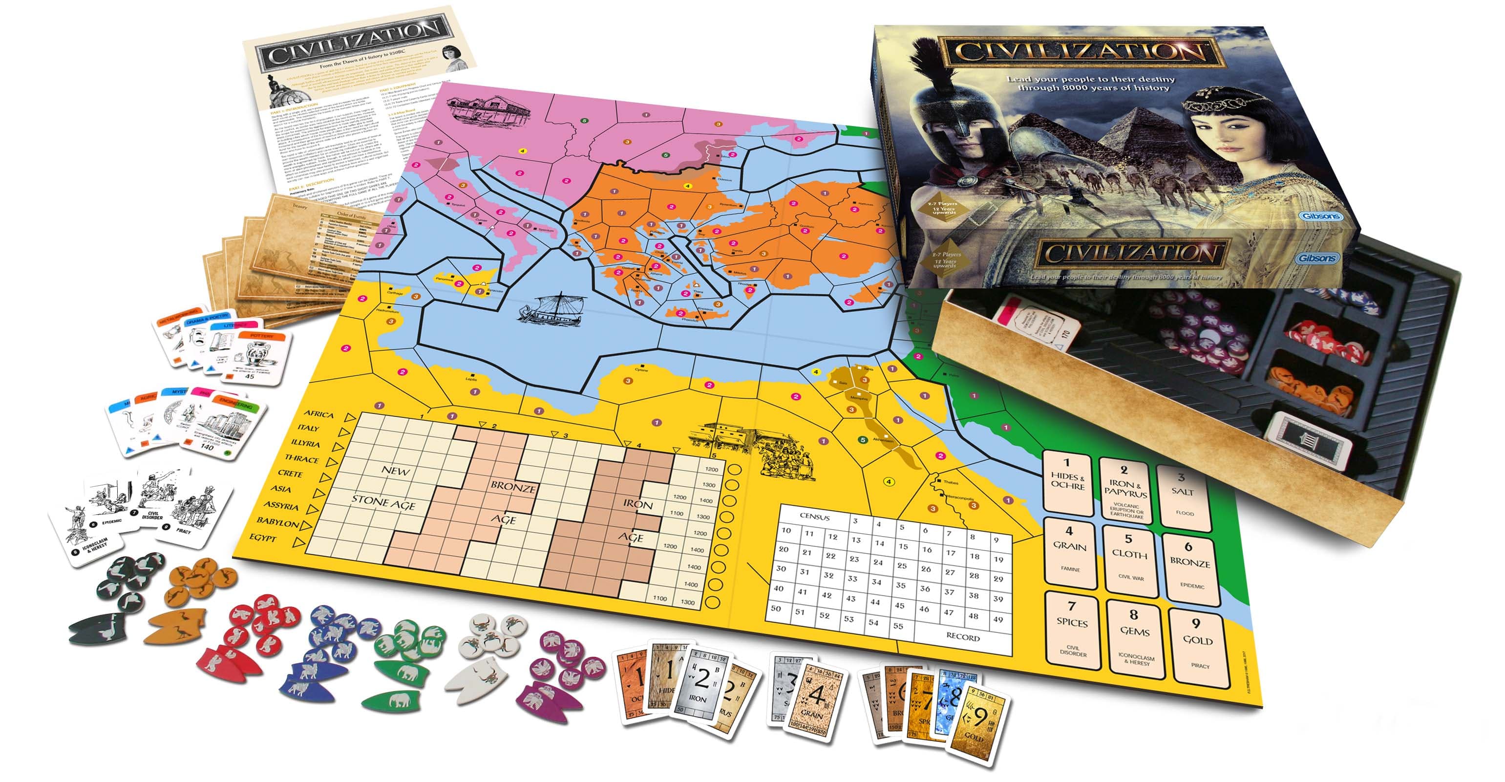 Civilization Strategy Board Game For Adults from Gibsons