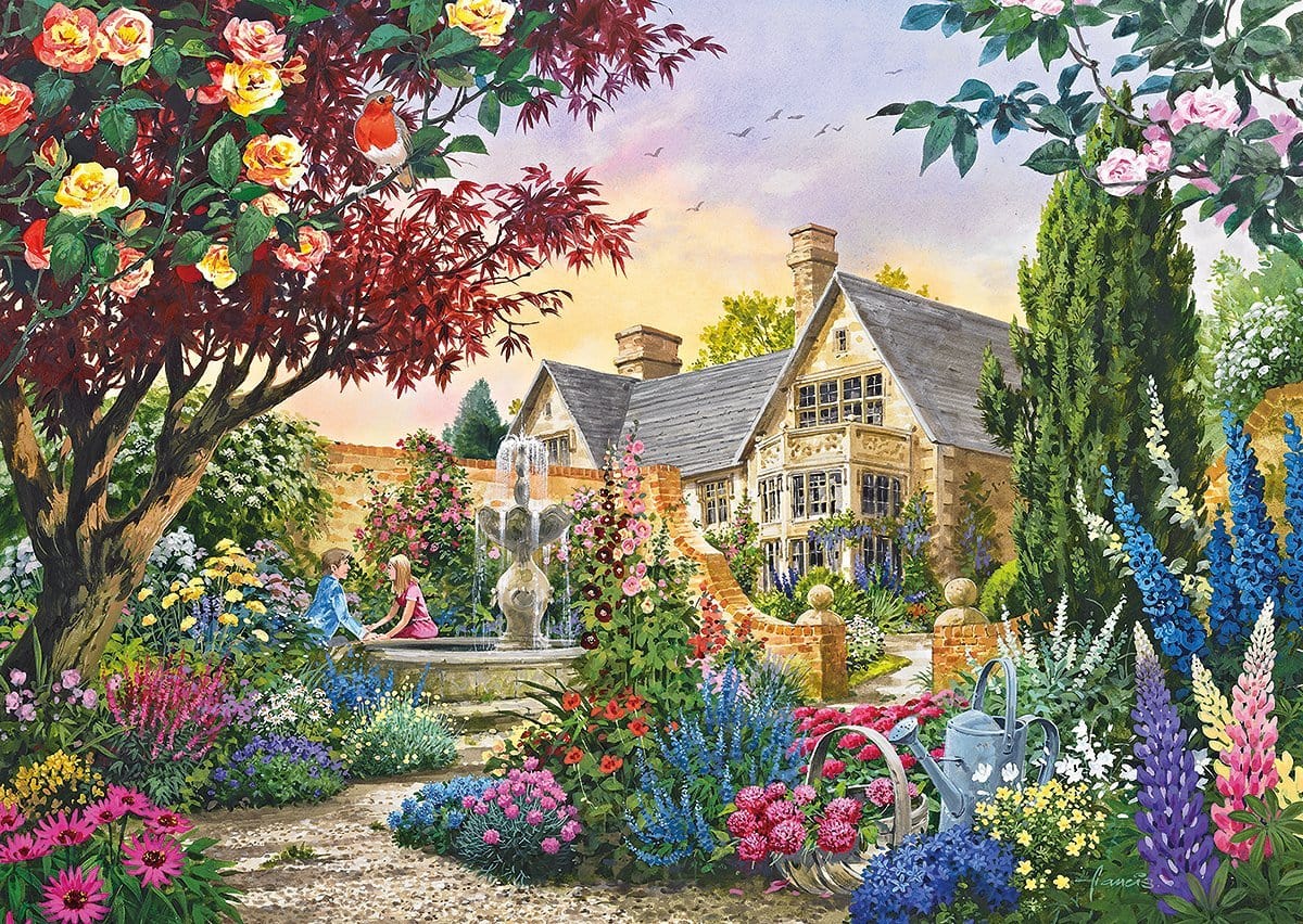 Flora and Fauna (4 in a box) 500 piece jigsaw puzzles from Gibsons