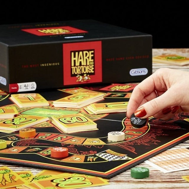 Hare and Tortoise Family Board Game by gibsons