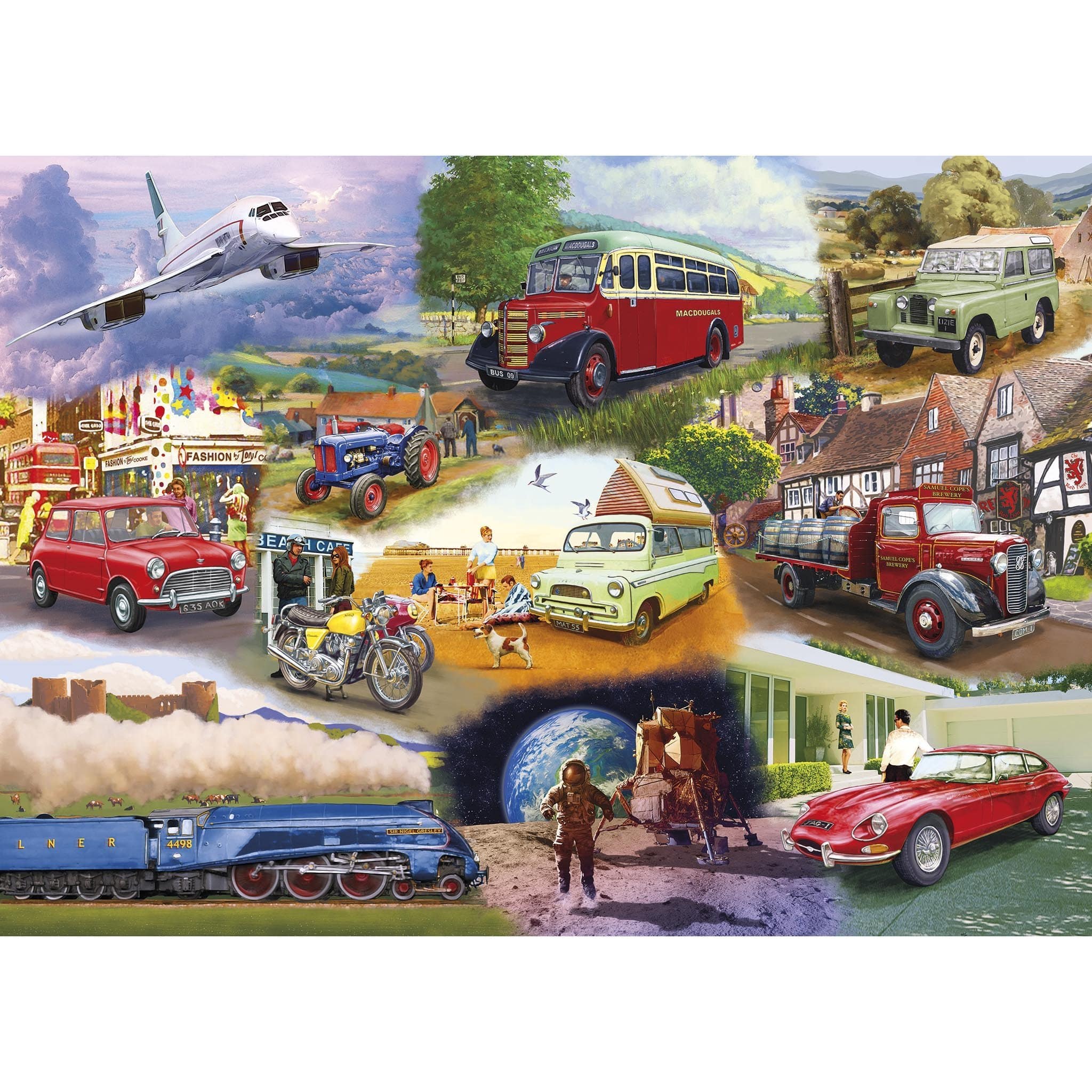 icnonic engines 1000 piece jigsaw puzzle by gibsons games