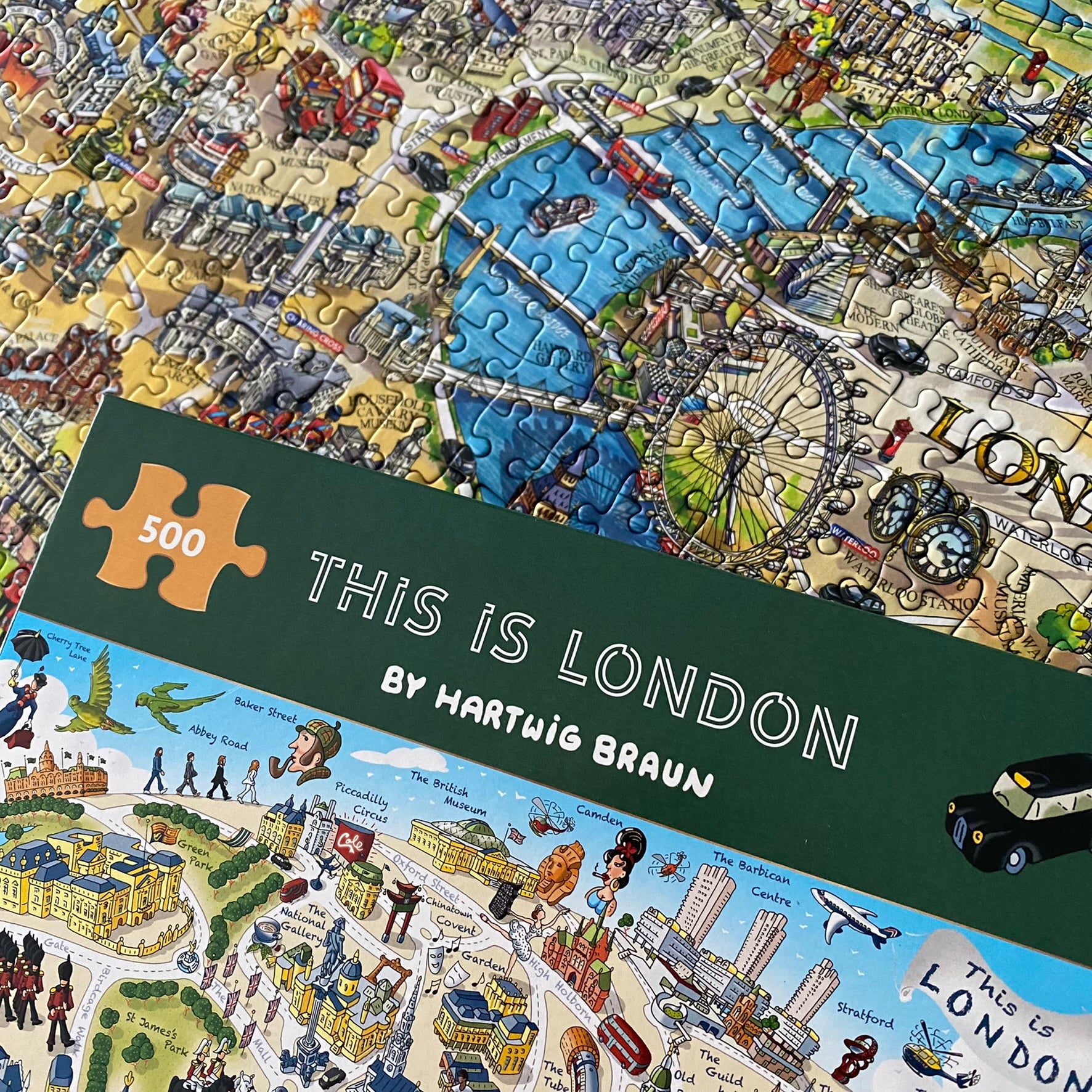 This is London 500 piece jigsaw puzzle by gibsons games