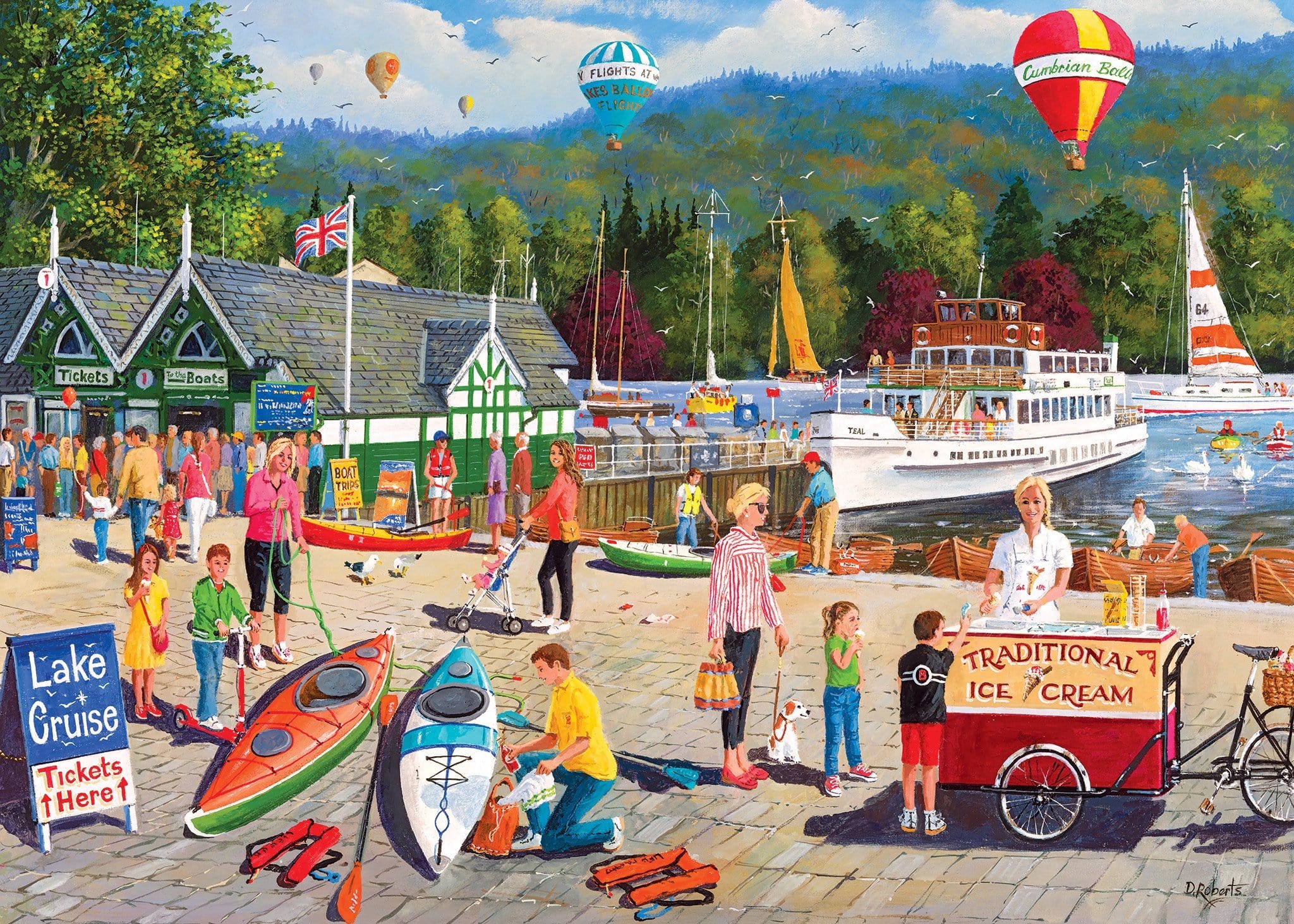 Lake Windermere 1000 Piece Jigsaw Puzzle for Adults from Gibsons