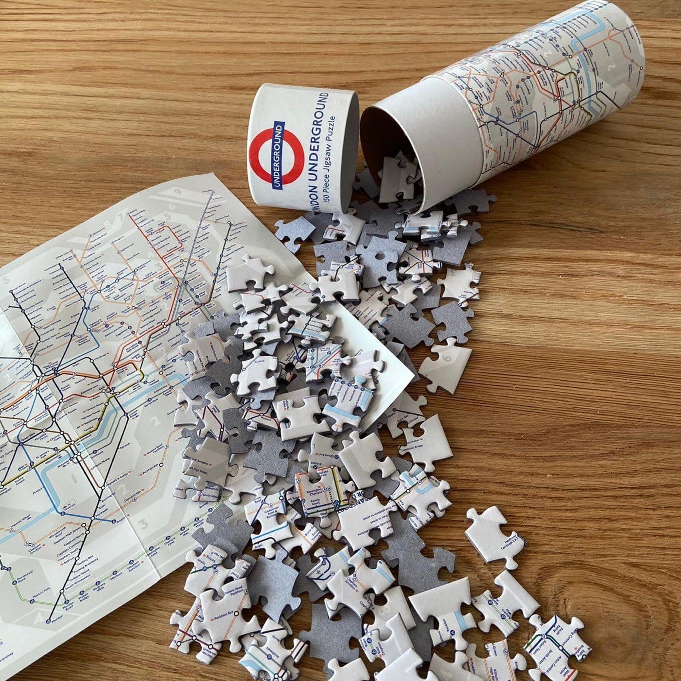 TFL London Underground Map 150 Piece Jigsaw Puzzle from Gibsons