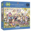 Mad Catter's Tea Party 250 Extra Large Piece Jigsaw Puzzle for Adults