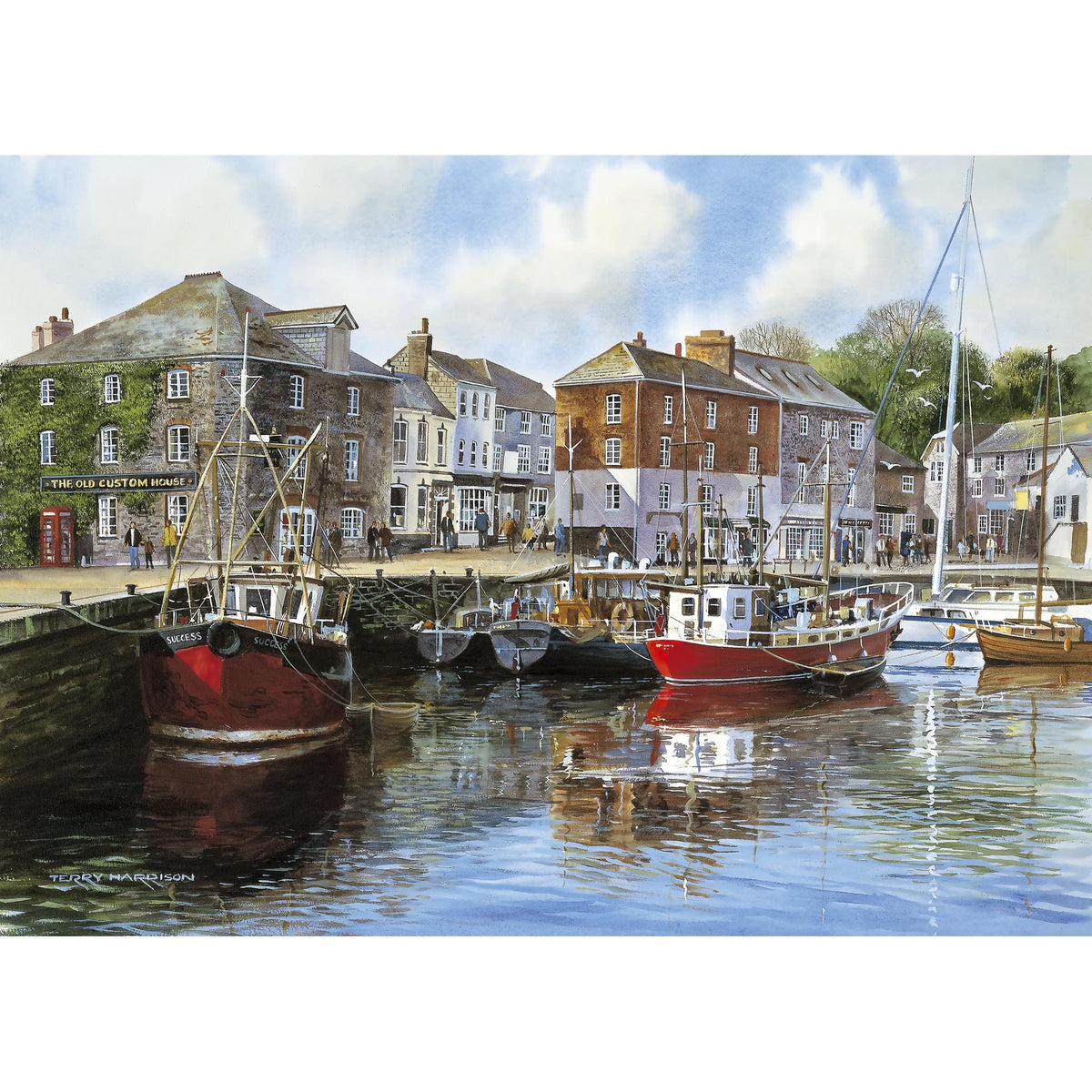 Padstow Harbour 1000 piece jigsaw puzzle for adults from Gibsons