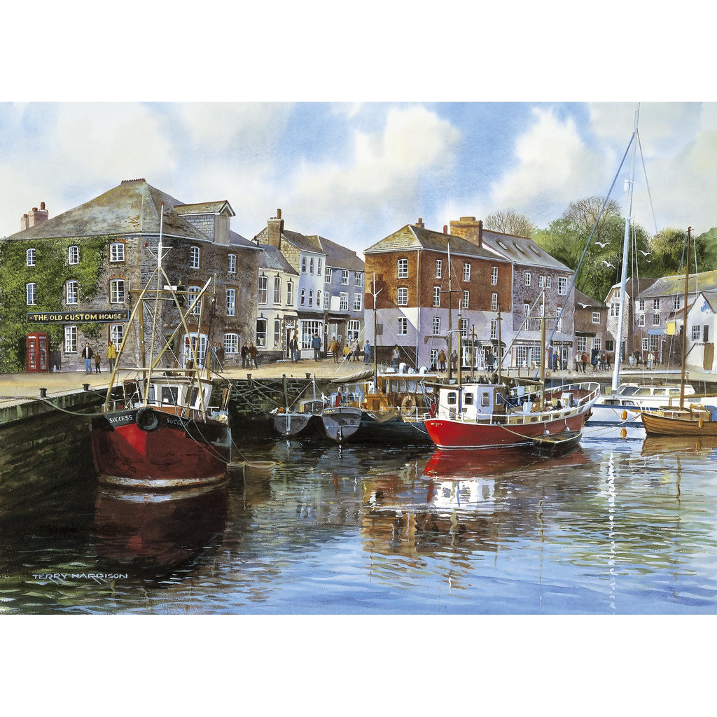 Padstow Harbour 1000 piece jigsaw puzzle for adults from Gibsons