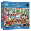 Gibsons Tempting Treats 1000 Piece Jigsaw Puzzle for Adults featuring cats and dogs