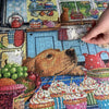 Gibsons Tempting Treats 1000 Piece Jigsaw Puzzle for Adults featuring cats and dogs
