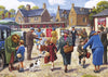 The Evacuees (4 in a box) 500 piece jigsaw puzzles for adults from Gibsons  | Sustainably made using 100% Recycled Board 