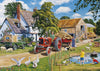 The Farmer's Round (4 in a box) 500 Piece Jigsaw Puzzles from Gibsons | Sustainably made using 100% Recycled Board 