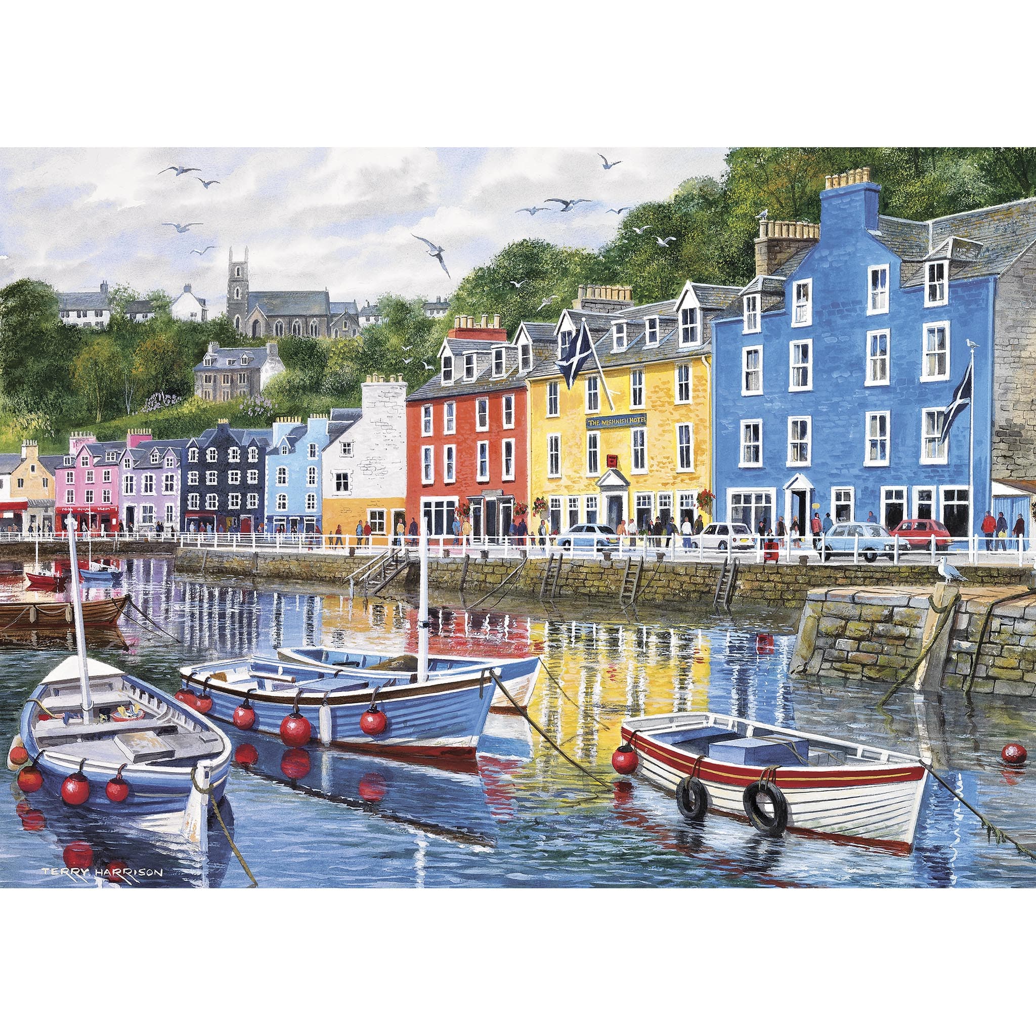 Tobermory 1000 piece jigsaw puzzle for adults from Gibsons