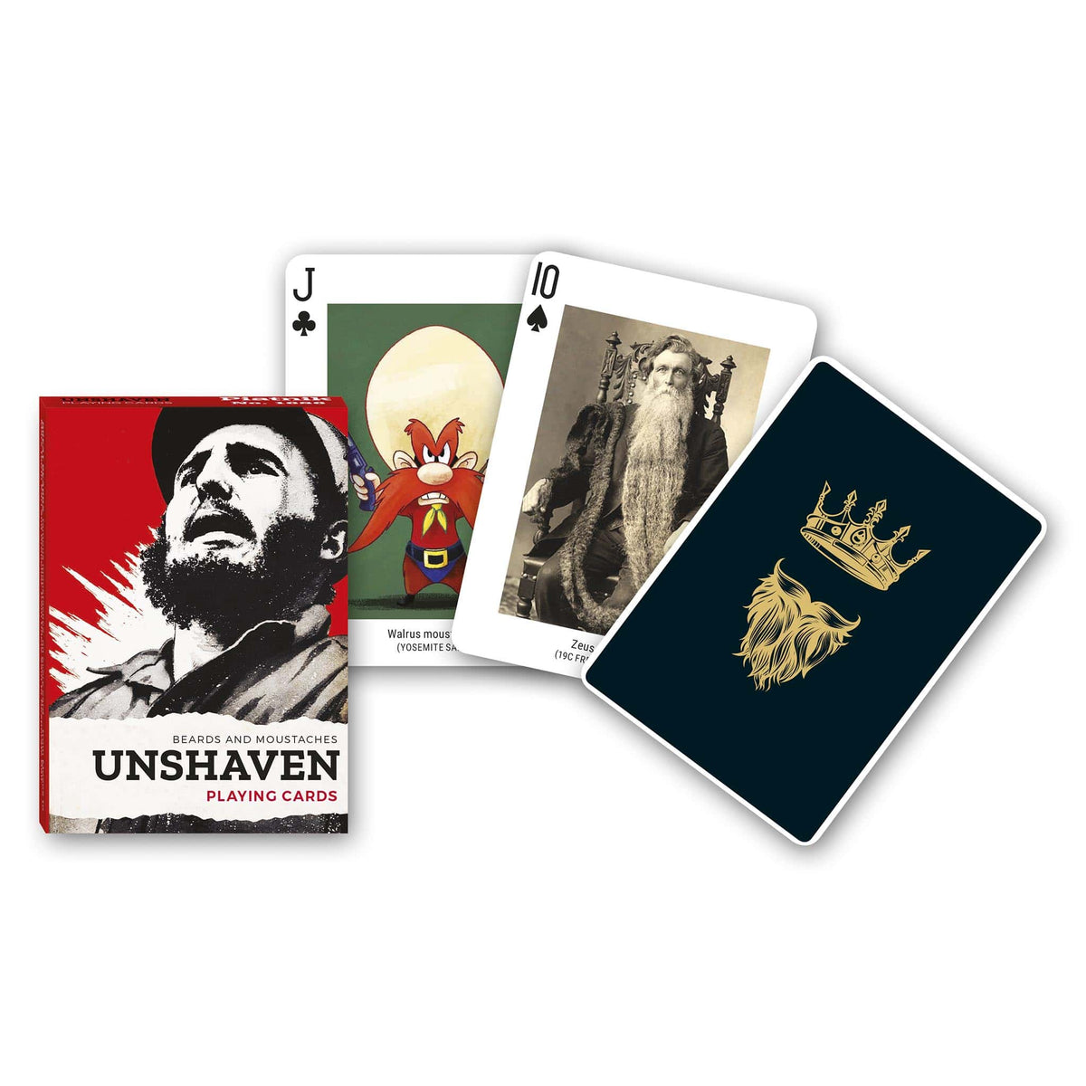 Unshaven Playing Cards