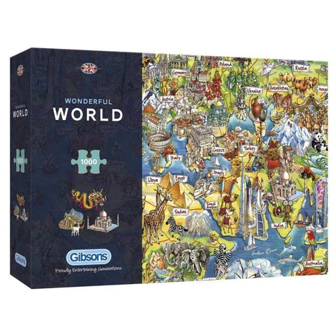  Puzzle: 1000 Wonderful World : Toys & Games